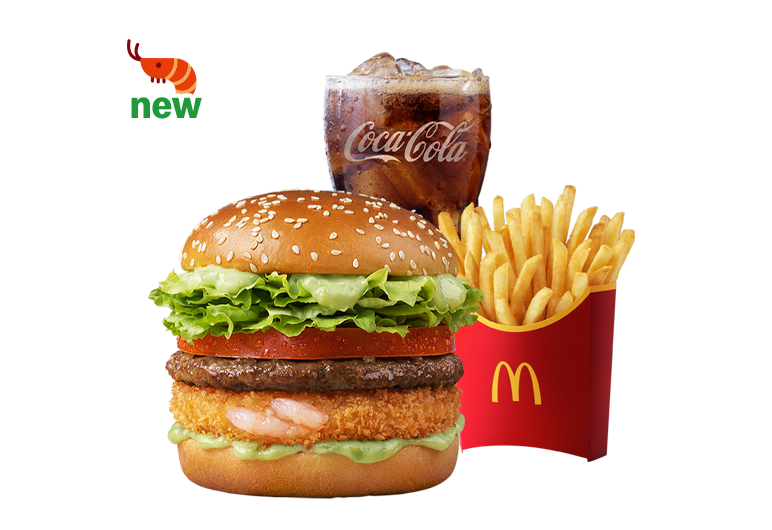 신제품 와사비 슈비 버거 세트