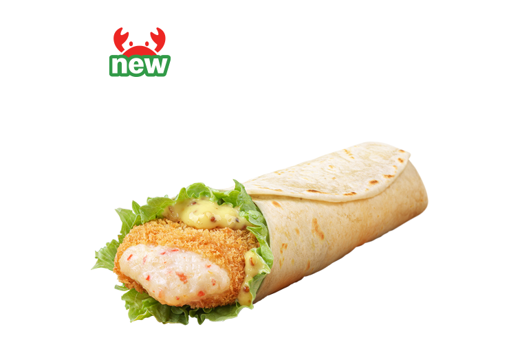 Crab Cream Croquette Snackwrap