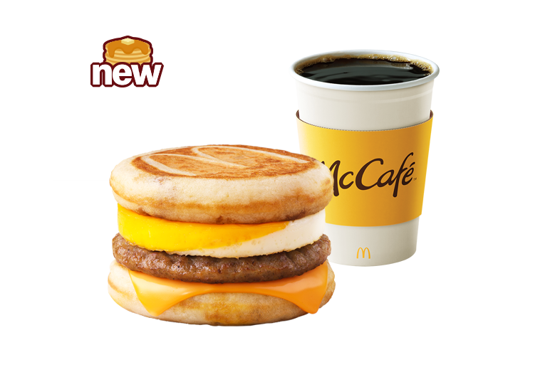 신제품 소시지 에그 맥그리들 콤보_드립커피 M사이즈 포함 제품 사진